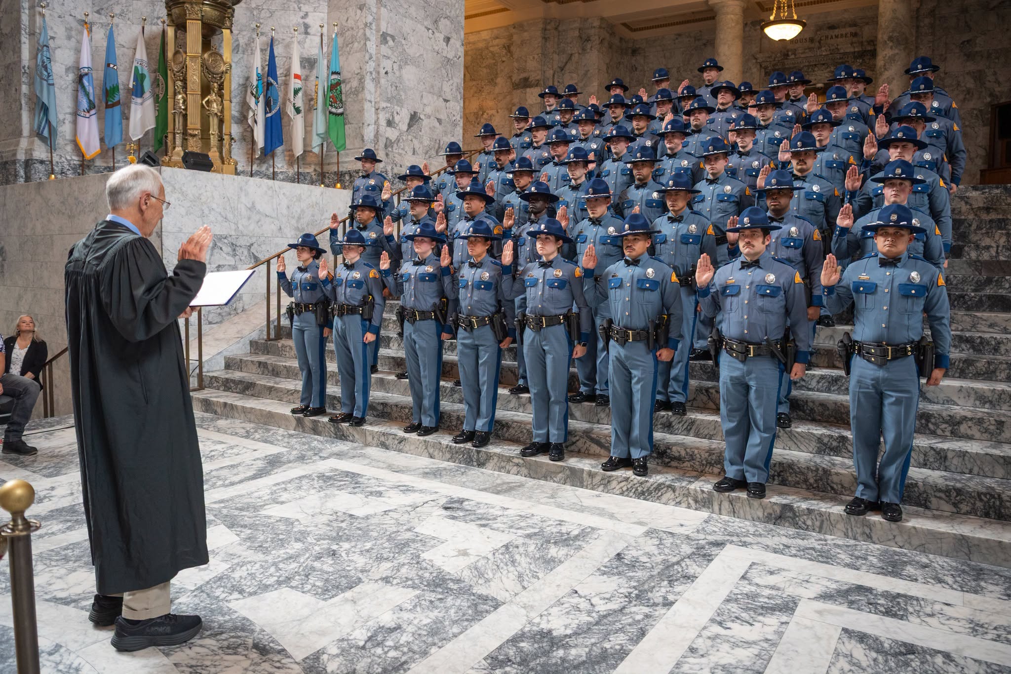 Washington State Patrol Graduates 62 New Troopers
